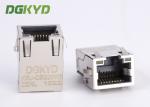 1 Port Tab Up Gold Plate RJ45 Ethernet Connector SMD Cat6 Cable Rj45 Extra Low