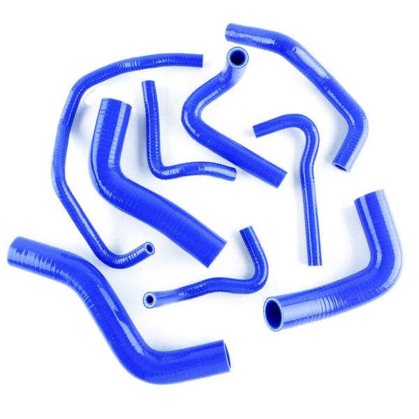 Flexible Braided Silicone Rubber Hoses Low Hardness 8mm 10mm High Temp Silicone