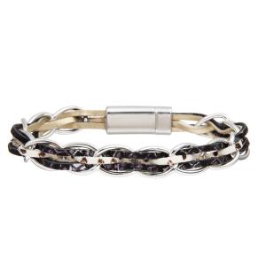 Wholesale Boho Style White Point Leather Stackable Bracelet Set Handmade For Anniversary Gift from china suppliers