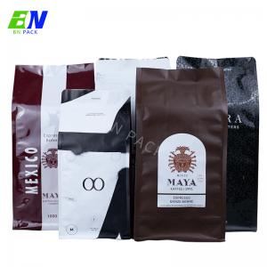 Wholesale 250g 500g 1kg Customized Print Side Gusset Plastic Pouch With One Way Value For Coffee Packaging from china suppliers
