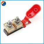 2 Way MRBF Surface And Terminal Mount Marine Rated Battery Fuse Block Dual Studs