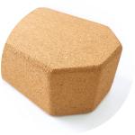 Octagonal Natural Fitness Cork Yoga Block Brick Recycled Ergonomic Design OEM