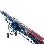 Trimmer Tube Belt Conveyor Small movable conveyors with large capacity can tilt,