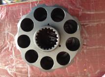 Excavator Hydraulic Parts Travel Motor Rotor GM18 Cylinder Block For PC100-6