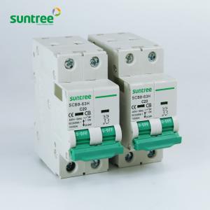 Wholesale IEC60898 10kA Tender Type C MCB Circuit Breakers With 4 Poles from china suppliers