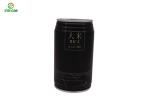 Beverage Tin Can Energy Health Beverage Round Tin Can with Lid Partial Openning