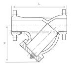 Stainless Steel Flange Y Type Strainer/Filter 150lb Industrial Valve and Durable