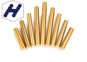 China Full Copper Threaded Rod Tin Nickel Plated ISO9001 Certificate on sale