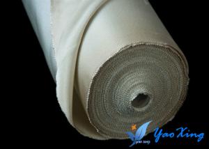 Wholesale Plain High Temperature Fiberglass Cloth With Steel Wire Inside Good Heat Insulation from china suppliers