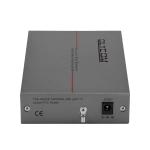 Single Mode Fiber Media Converter Gigabit Ethernet DC5V 2U Chassis Mounted