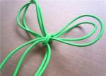 Elastic Polished Cotton Cord Rope , Cotton Braided Cord Eco Friendly