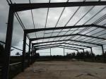 Anti Rust Paint Prefab Steel Warehouse Metal Frame Structure Large Size ISO9001
