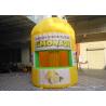 Buy cheap Yellow Oxford Inflatable Lemonade Booth PLT-063 3 M Dia / 4 M Height from wholesalers