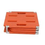 CE Certified Four Folded Patient Transfer Spine Board Stretcher for First-Aid