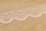 Water Soluble Interlining Guipure Lace Trims , Embroidery Cotton Lace Ribbon