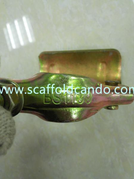 Good performance forged pressed scaffold galvanized putlog coupler single clamp
