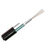 Central Loose Tube Figure 8 Self Black Color Self Supporting Aerial Cable , 12
