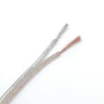 Copper Core Tinned Copper Transparent Speaker Cable , PVC Sheathed Cable Gold