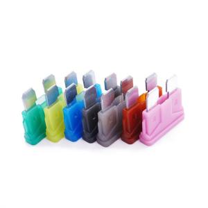 Wholesale Automobile 12 / 24 / 32V Blade Fuse Colorful 1A to 50A from china suppliers