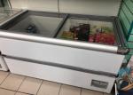 Mechanical Thermostat Open Top Island Freezer Static Cooling