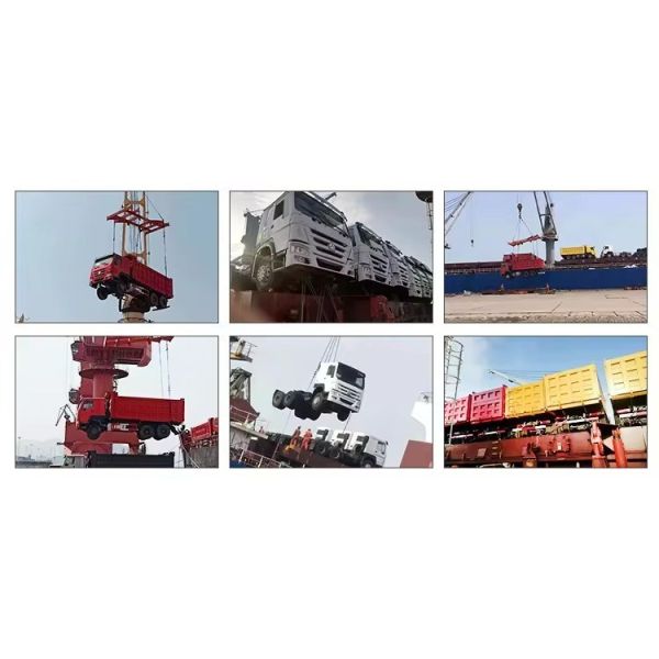 Low Bed Semi Trailers 40FT Flatbed Deck Container Trailer Flatbed Trailer Tread 1820mm