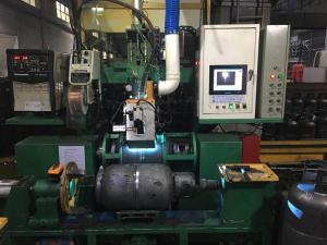 China Gas Bottle Welding Cnc Spinning Lathe Machine For Natural Gas Pressure Vessel Making on sale