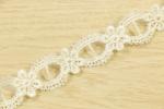 Symmetrical Lace Edging By The Metre Multifeature Ivory Color Interlining