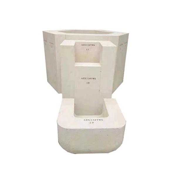 Highly Durable AZS41 Refractory Block Competitive For Various Industrial