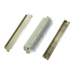 PBT Brass DIN 41612 Connector 4 Rows 2.54mm Male Female 3.0A For PCB Mount