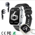 TWS Wireless D8Pro Blood Pressure Outdoor Smart Watch Amoled Display 2 In 1