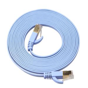 China 30 AWG Practical Flat UTP Cable , RJ45 CAT6 Ultra Thin Patch Cable on sale