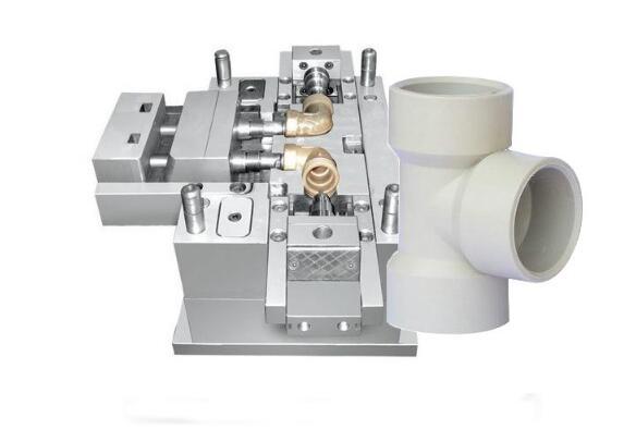 PVC Pipe Fitting Injection Molding Mold , Plastic Moulding Dies 0.02-0.05mm