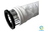 Anti Aging 150mm 155mm PTFE Filter Bags And Cages