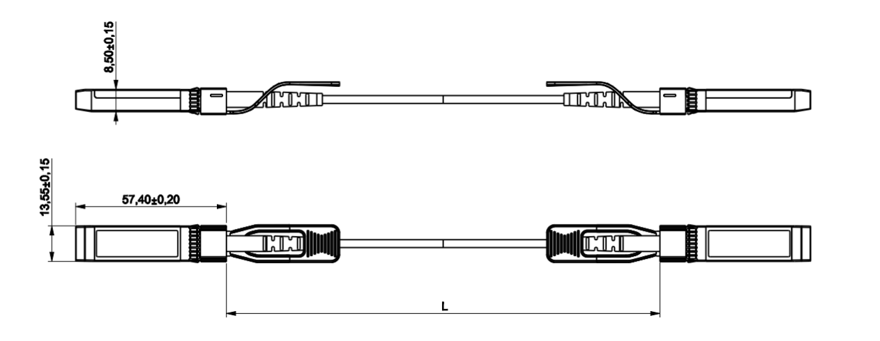 25G SFP28 AOC Active Optical Cables Multi-Mode
