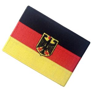 Wholesale Deutschland Germany Flag Patches High - End Woven Custom Hat Patches from china suppliers