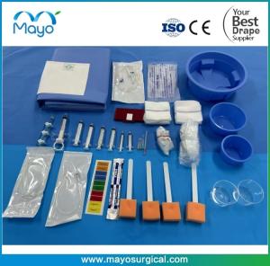 Wholesale SMS Radial Femoral Angiography Drape Kits With Angio Drapes 4 Hole Self Times 5 Years from china suppliers