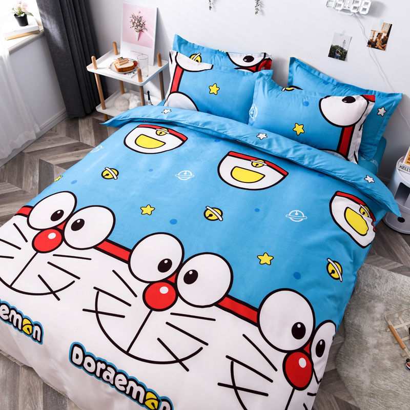 Modern Style Queen or King Size Bedding Set with Polyester Duvet Cover and Pillowcase