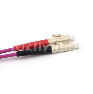 Wholesale OM4 Multimode Patch Cord LSZH Violet Jacket LC To LC 3.0mm 1310nm from china suppliers