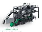 CE Approved Non Woven Fabric Manufacturing Machine With PP Chips Raw Material