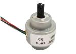Custom Shaft Linear Stepping Motor 15 Degree Step Angle 12V 25mm Diameter