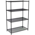 Adjustable Open Commercial Wire Shelving Unit Environment 4 Layers