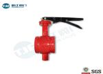Ductile Iron Wafer Butterfly Valve Grooved End Type API 609 Class 125