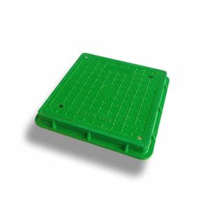 Wholesale FRP Garden Rainwater Manhole Cover , 38mm Height Composite Resin Manhole Cover from china suppliers