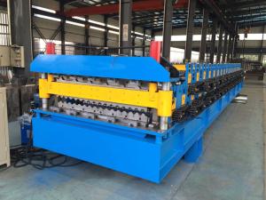 Wholesale IBR Roof Sheeting Double Layer Roll Forming Machine 0.4mm - 0.8mm Q230-550 from china suppliers