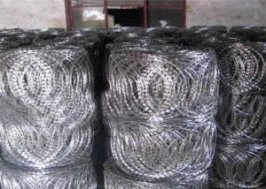 Wholesale 450mm Coil Blade Width 22mm Flat Razor Wrap Wire Coils For Fence Barrier from china suppliers