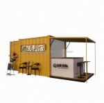 Portable Pop Up Mobile Mini 10ft Container Home Bar Prefabricated Restaurant
