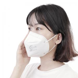 China Anti Dust Foldable KN95 Civil Mask White For Construction , Nail Salons on sale