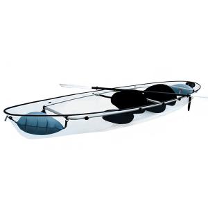 Wholesale Impact Resistant Clear Plastic Canoe , 3.25 X 0.8 X 0.3m Flat Bottom Rowboat from china suppliers