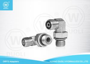 Wholesale Carbon Steel Hydraulic 90° Elbow ORFS To BSP Male O Ring Seal Fittings from china suppliers