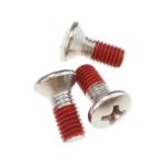 Locking Patch Stainless Steel Nylock Screws Oval Head for PH2 Machine